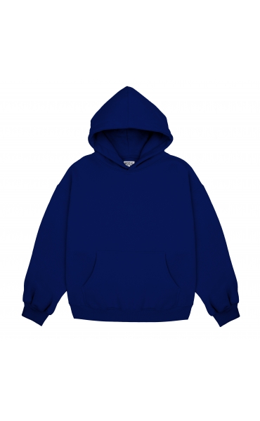 BASIC MOSAL boxy hoodie (dark navy)