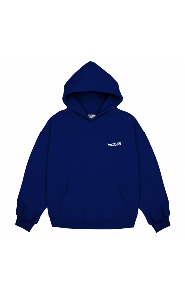 BASIC LOGO MOSAL boxy hoodie (dark navy)